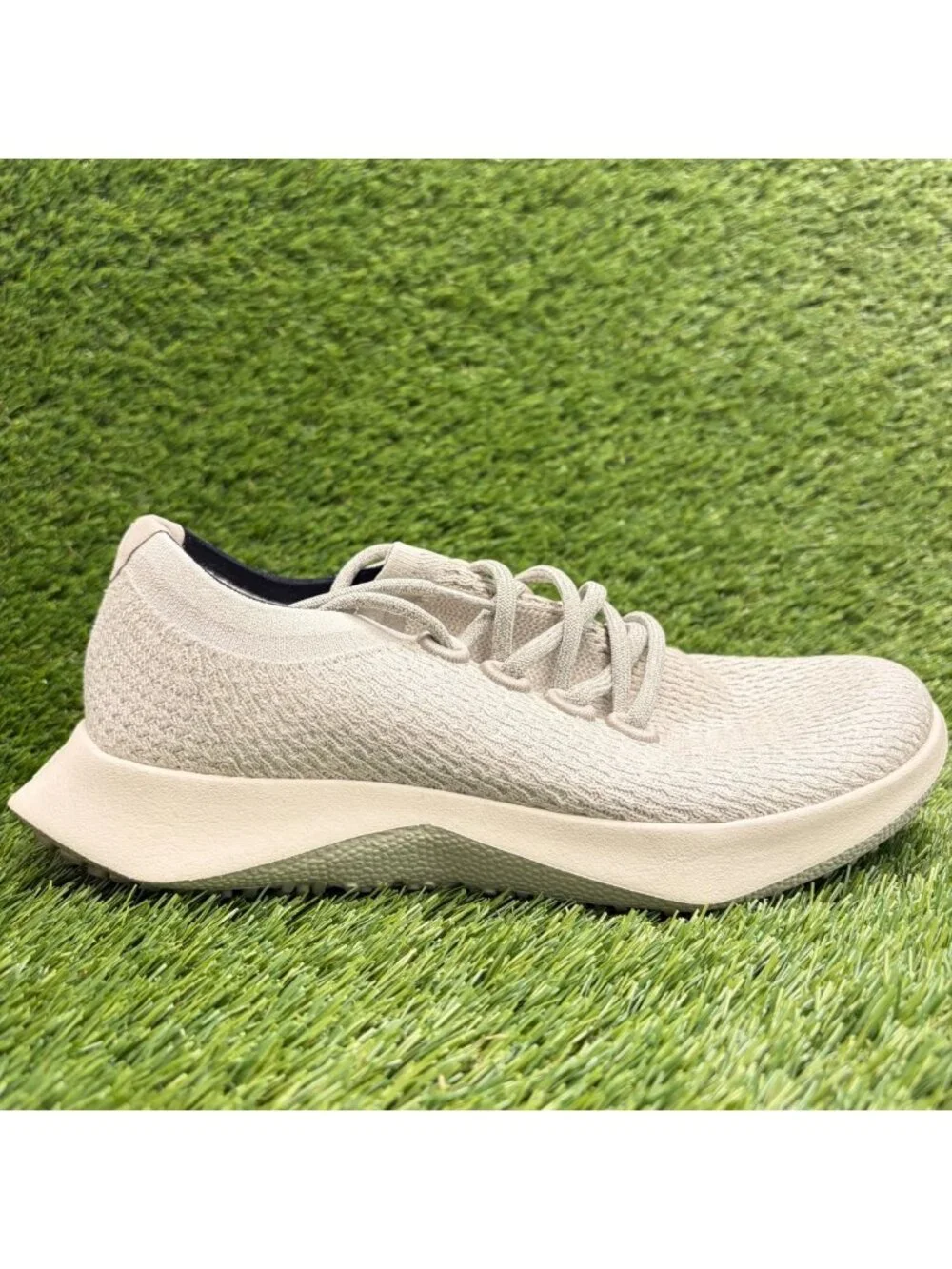 Allbirds Tree Dasher 2 Mens Size 8 Beige Athletic Walking Running Shoes Sneakers